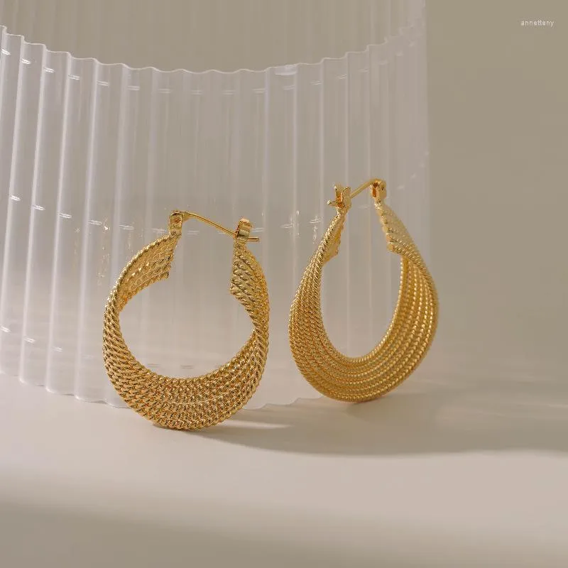 Hoop oorbellen ornapeadia 18K Gold vergulde knuffels voor vrouwen gepersonaliseerde hypoallergene sieraden groothandel