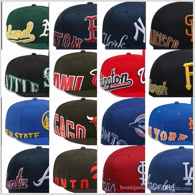 2023 25 Farben Herren Baseball Snapback Hats Classic Hip Hop "New York" Basketball Sport Free Size Pastable Caps Chapau Big Letters Real Tree MA7-02