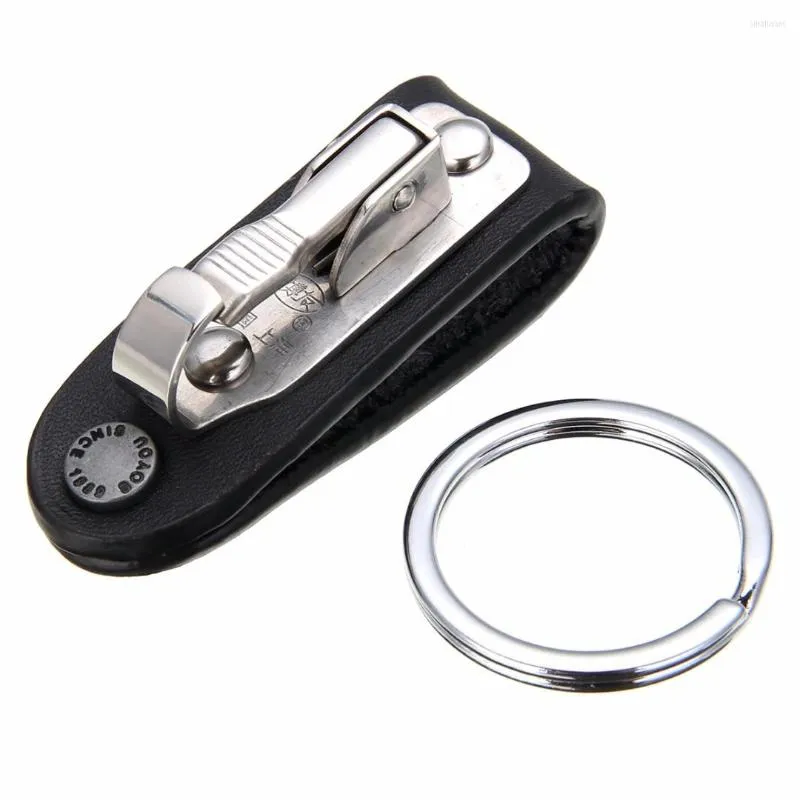 Leather belt key clip best sale
