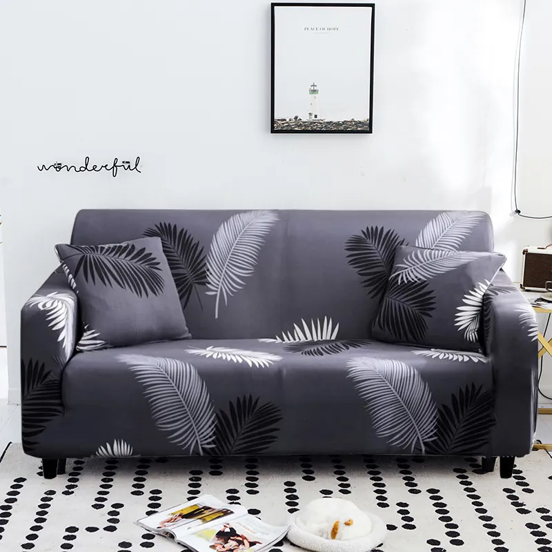 Stoelbedekkingen Stretch Sofa Cover Slipcovers Elastische All-inclusive Couch Case voor verschillende vorm Loveseat L-stijl 230428