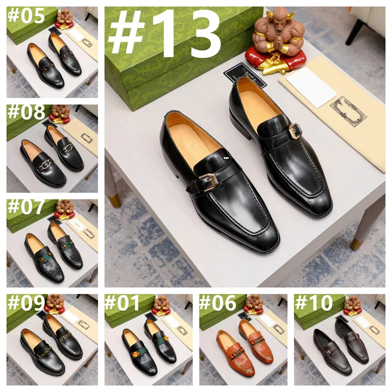 Luxury designer Men's Formal Dress Shoe For Men Oxford Leather Breathable Leisure Business Wedding Shoes Zapatos De Hombre