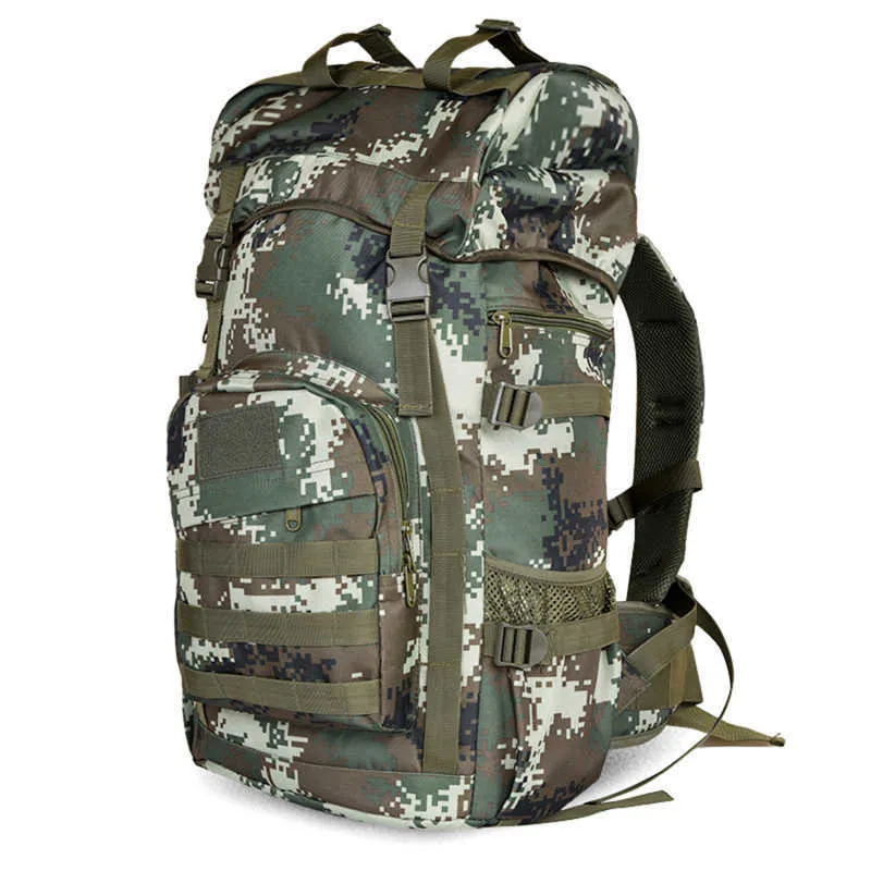 50L Military Tactical Backpack With Waterproof Nylon And Molle System