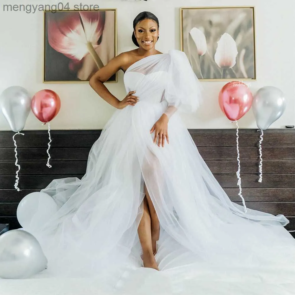 White sales dress split