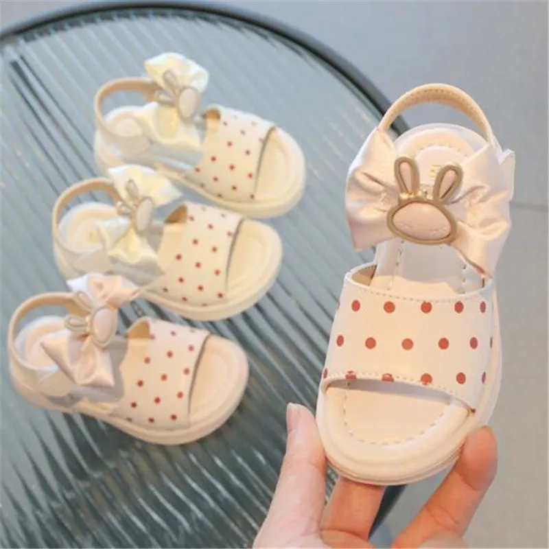 Kids Girls Sandals Non-slip Soft Beach Slippers Summer Slides Cute bow Princess Shoes Toddler Baby Shoe ldren Casual Sneakers