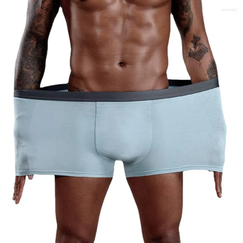 Onderbroek heren boksers ondergoed voor mannen ademende katoen midden-taist naadloos slipje sexy comfortabele homme boksershorten