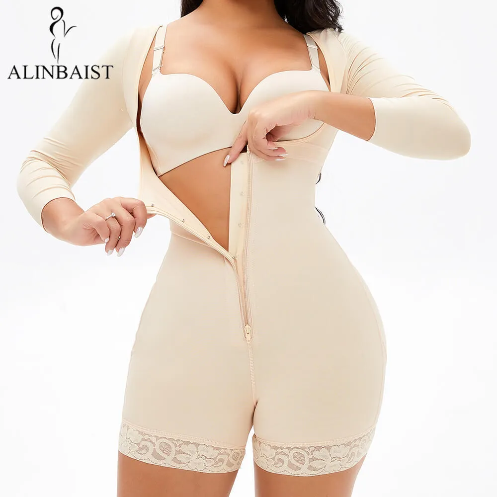 Taille Ventre Shaper Femme Full Body Shapewear Soutien Bras Compression Taille Construit Corset Minceur Gaine Amincissante Ventre Plat Body Shaper Underbust 230428