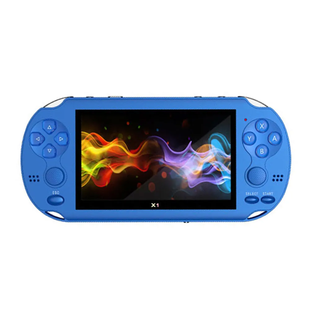 Tragbare integrierte 10000 klassische Spielekonsolen unterstützen Kamera X1 Gamepad für PSP 128 Bit 4,3-Zoll-Mini-Bildschirm-Spielkonsole Retro-Gamepad