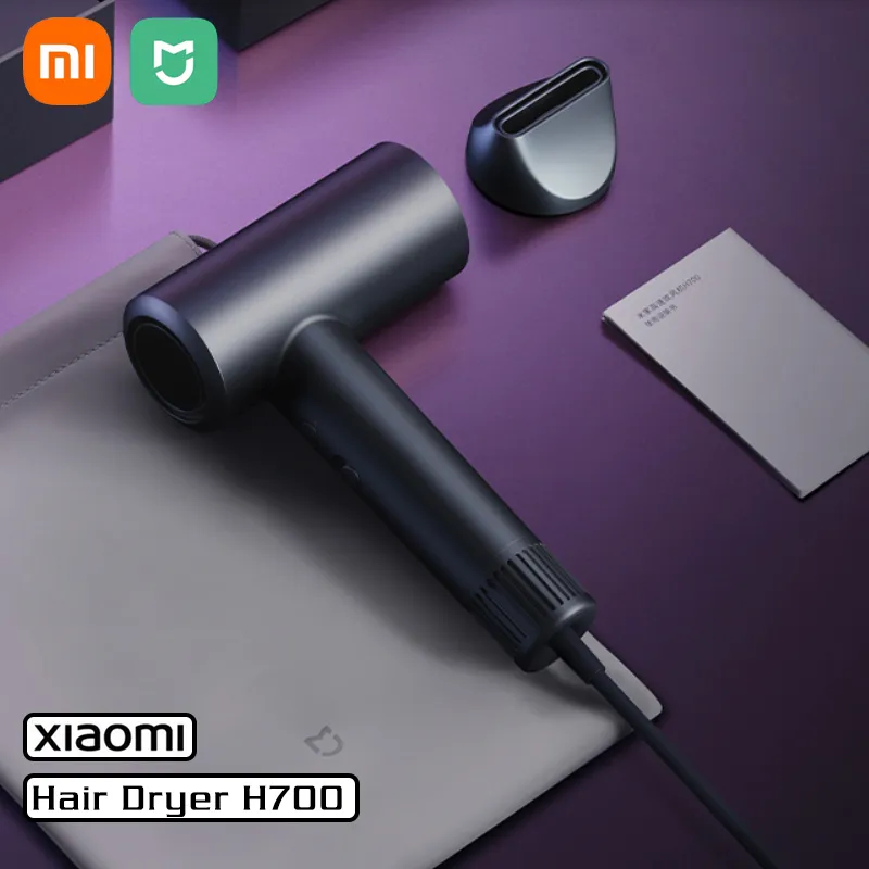 Xiaomi Mijia مجفف الشعر عالي السرعة H700 الأصلي مهني مجفف الشعر عالي السرعة التحكم الذكي في درجة الحرارة 220 فولت شاشة