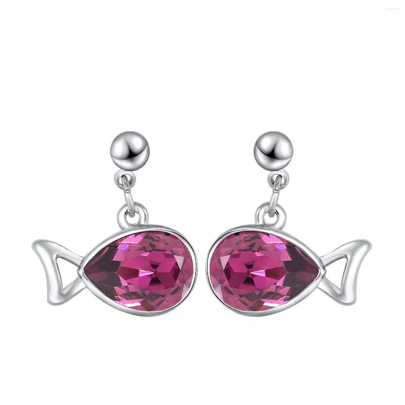 Stud Earrings ER-00283 Luxury Designer Jewelry Allergy-free Acrylic Fish Women's Day Gift For Mom & Wife Cute Lady Earings