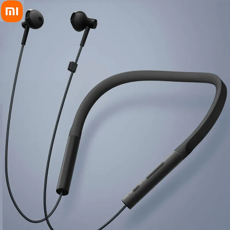 Xiaomi Kołnierz Kompatybilny z Bluetooth Zestaw słuchawkowy Wersja młodzieżowa Słuchawki z pałąkiem na kark Szybkie ładowanie Trwające 7 godzin Mi Bezprzewodowe słuchawki H20