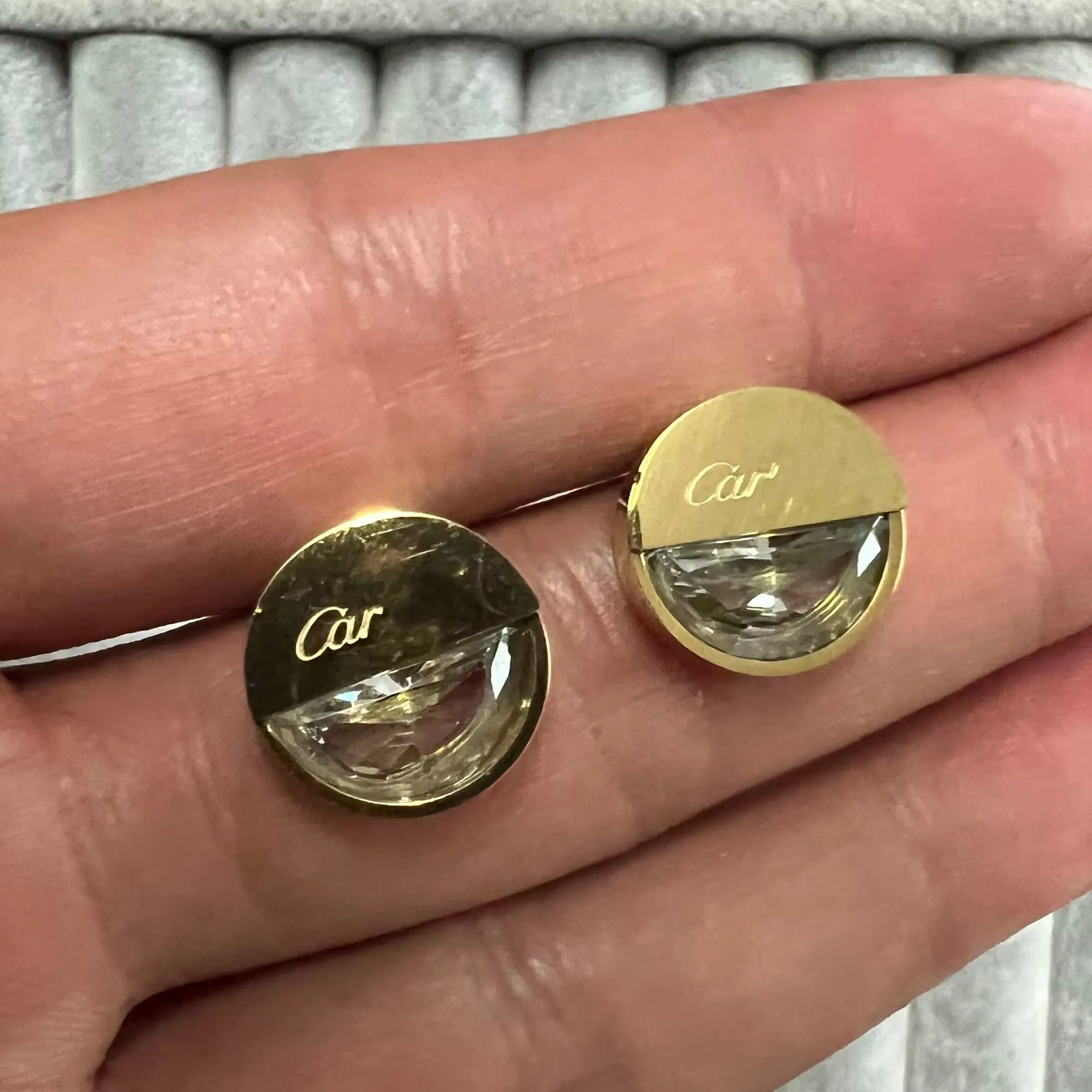Big stud earrings for wedding hot sale