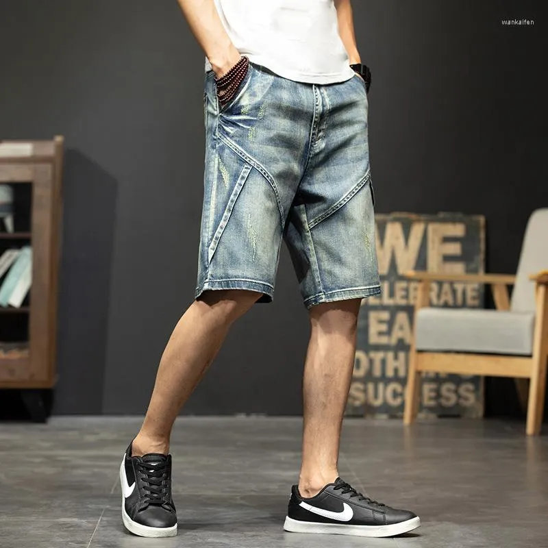Mens shorts denim top