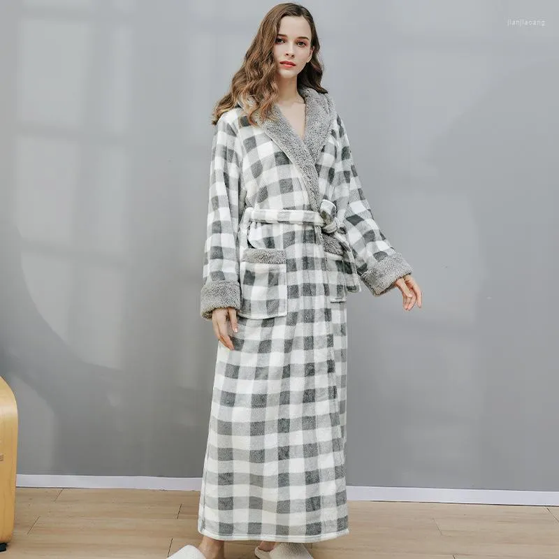 V tements De Nuit Pour Femmes pais Couple Plaid Capuche