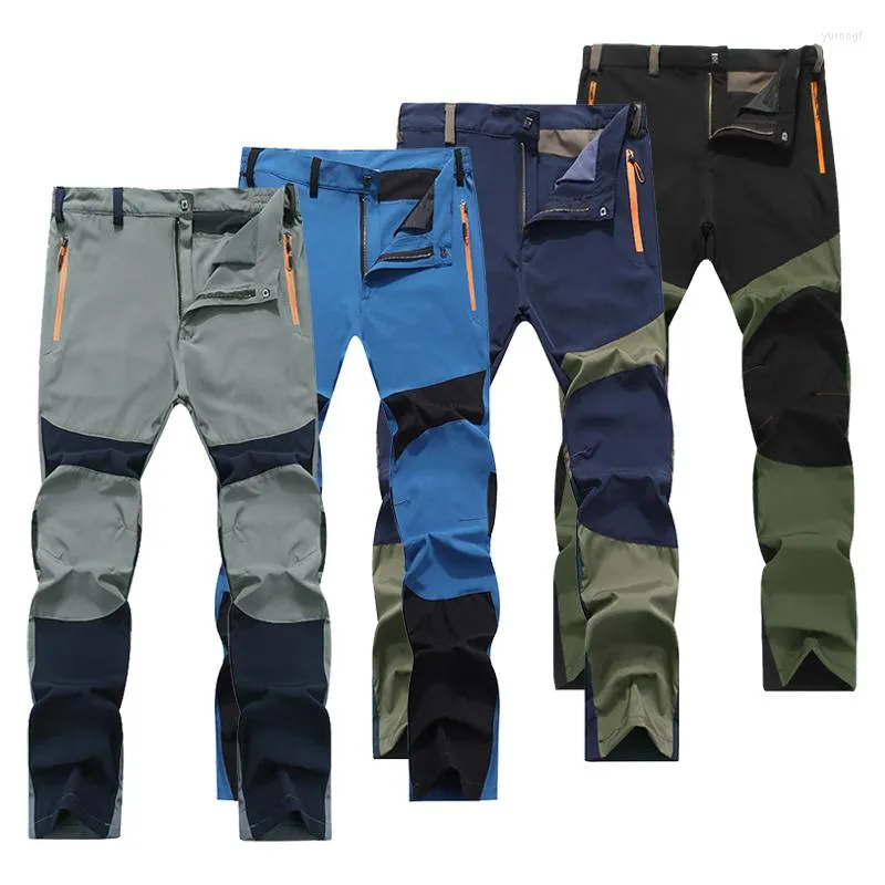 Pantaloni da uomo Uomo Escursionismo Campeggio Resistente all'usura Pantaloni anti UV ad asciugatura rapida Pantaloni elastici impermeabili Arrampicata Trekking Estate