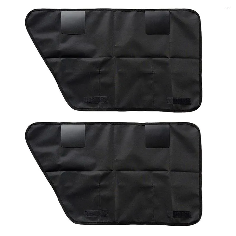 Capas de assento de carro de cachorro 2 PCs Mat Back Protector Guard Portas Proteção Tampa da porta da almofada Oxford Ploth Anti Scratch Janela