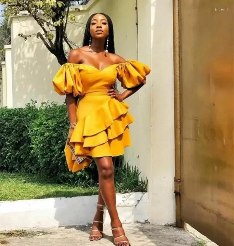 Women's off the top shoulder cocktail dresses
