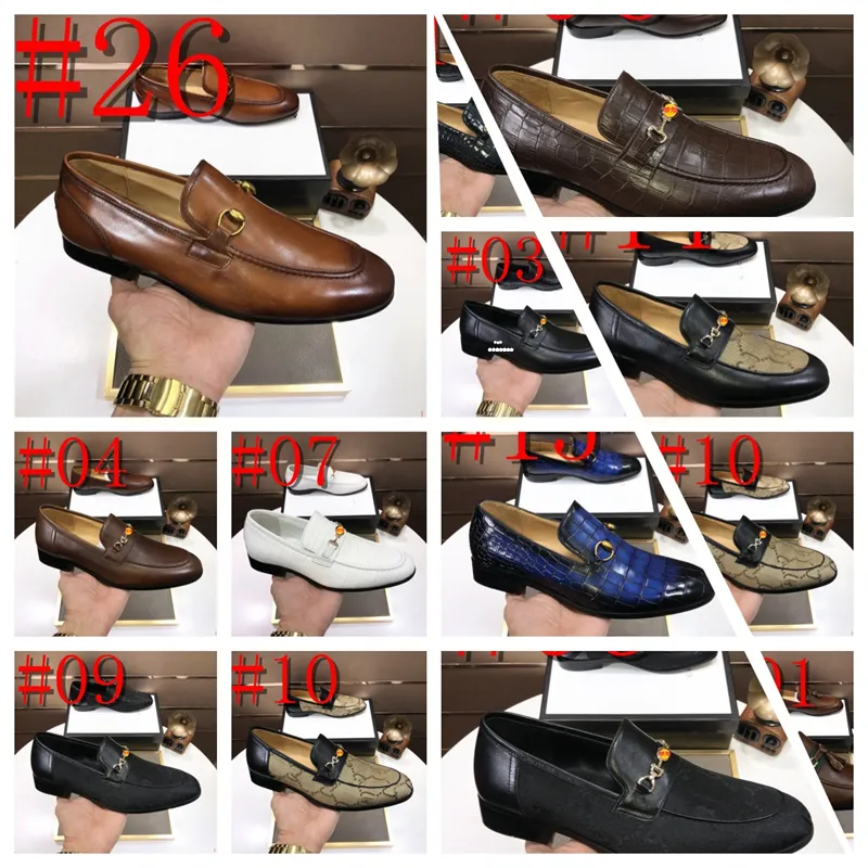 LUXURY MEN LEATHER Summer Alligator Texture Slip On CASUAL SHOES Male ...