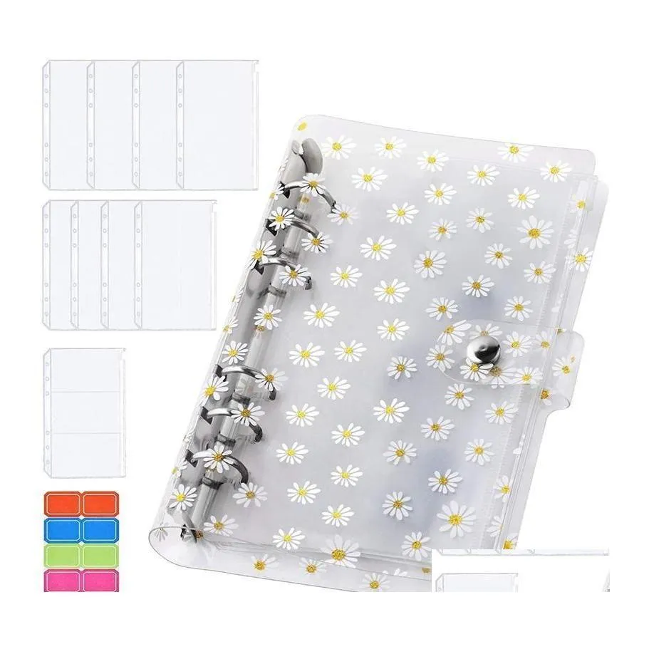 Blocchi per appunti 12Pcs Raccoglitore A6 Porte Budget Planner Busta per contanti Classeur Tasche Portafoglio per quaderni di budget 220224 Drop Delivery Off Dhvlu