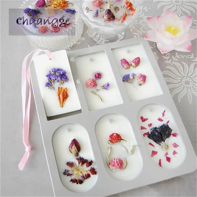 Scented Candle DIY Aromatherapy Wax Silicone Mold Super Popular Personalized Gifts Flower Ornaments Wax Mold Soap Candle Mold DIY Clay Crafts Z0418
