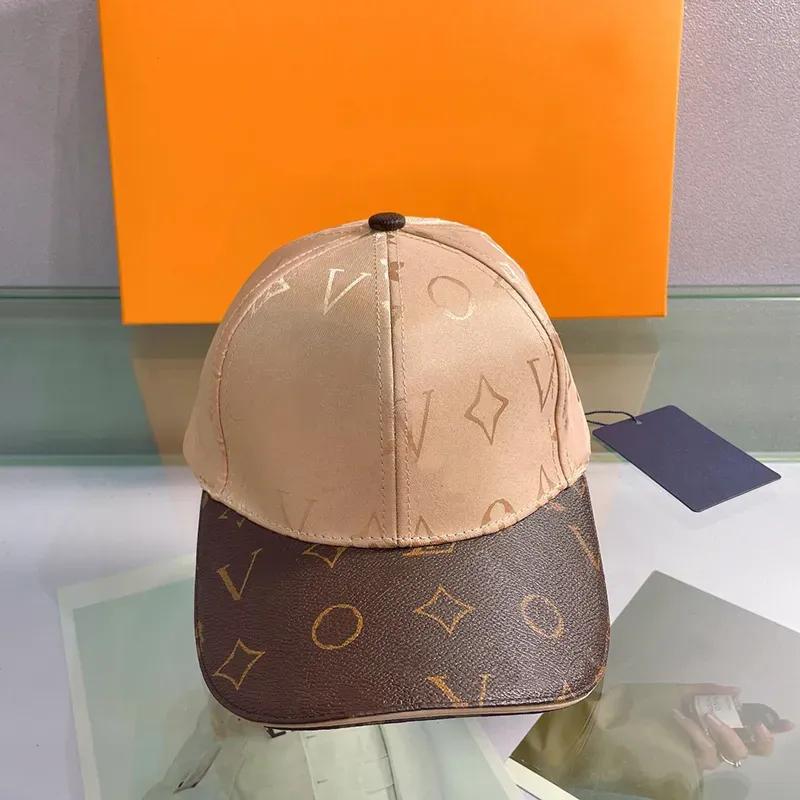 Całkowicie designerska czapka czapka baseballowa skórzana skórzana lekka i oddychająca dla mężczyzn i kobiet klasyczny styl swobodny i prosty bardzo dobry