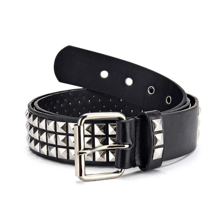 Altri accessori di moda MYMC 105cm Cintura in pelle da donna Lady Punk Cinturino in vita di lusso Rivetto Moda casual retrò Lussuoso cinturino con borchie J230502