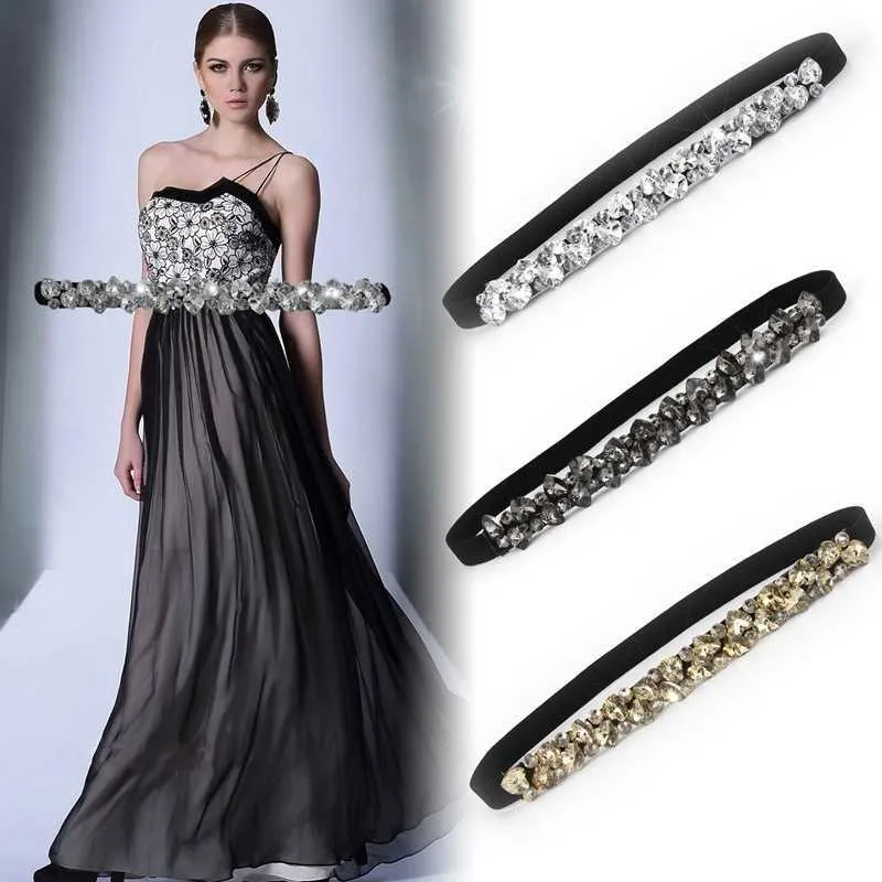 Crystal belts top for dresses