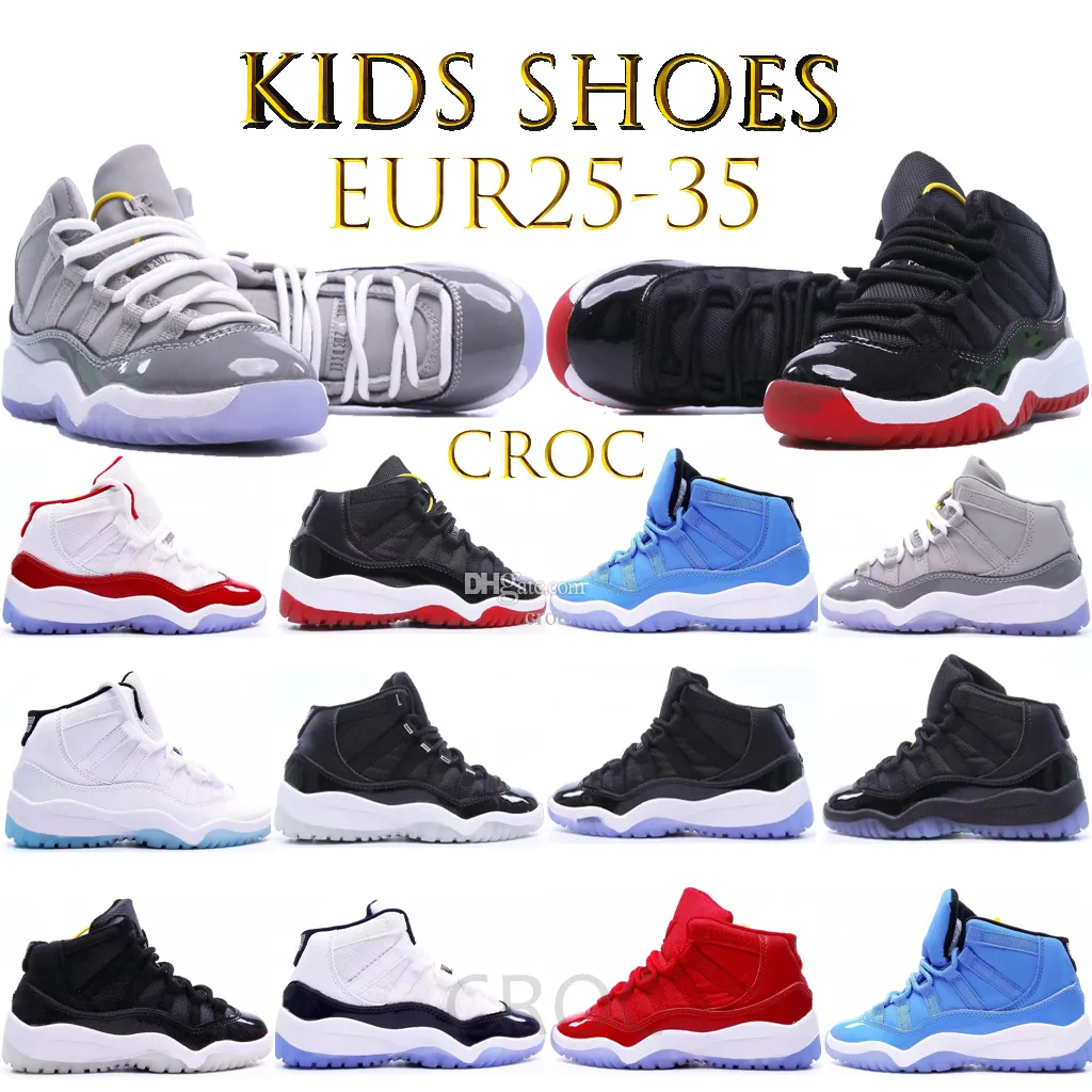 Kids Retro Designer Basketball Sneakers Cherry 11s For Boys And Girls Bred L V15w From Croc
