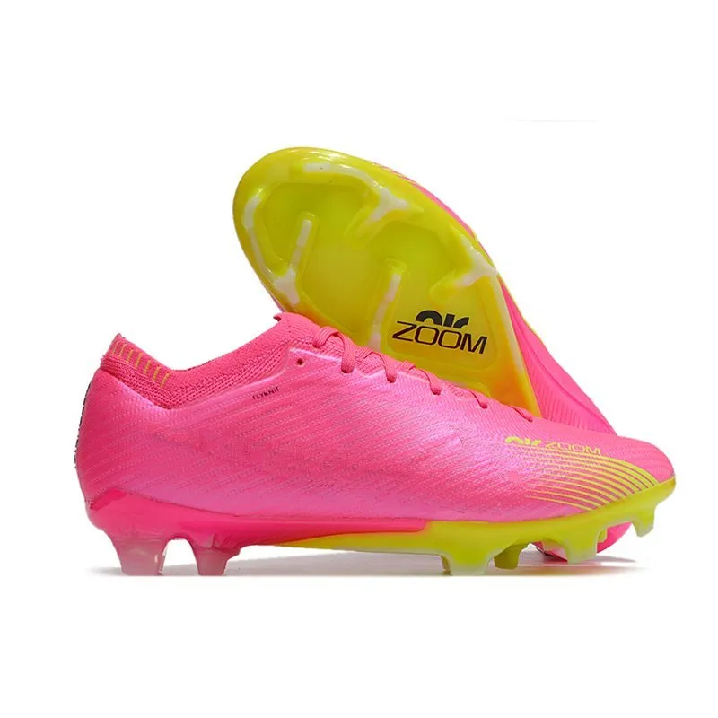 Pink and yellow football cleats sales