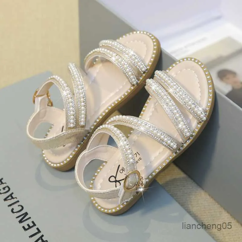 Sandals with rhinestones and pearls clearance