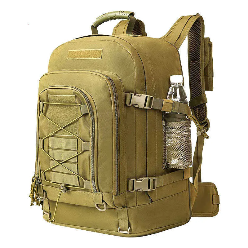 Backpacken Packs 60L70L Militaire tactische rugzak mannen Army Molle Assault Rucksack Outdoor Travel Wandelwandelingen Camping Hunting Climbing Bags J230502