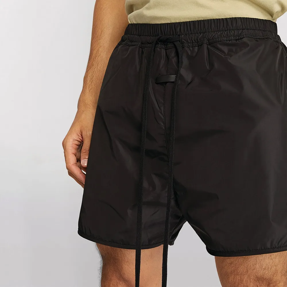 23SS New 7th Classic Men 's Nylon Short Pants High Street 드로우 스트링 툴링 반바지 캐주얼 느슨한 야외 스포츠 훈련 패션 스웨트 팬츠 Tjammkz09