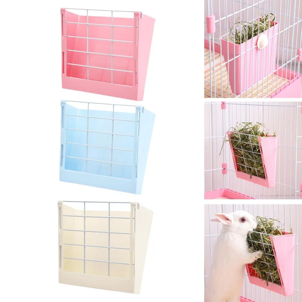 Rabbit Bunny Hay Feeder Cage Hay Rack Manger Premium 8.8x8.1x3.5inch Sturdy