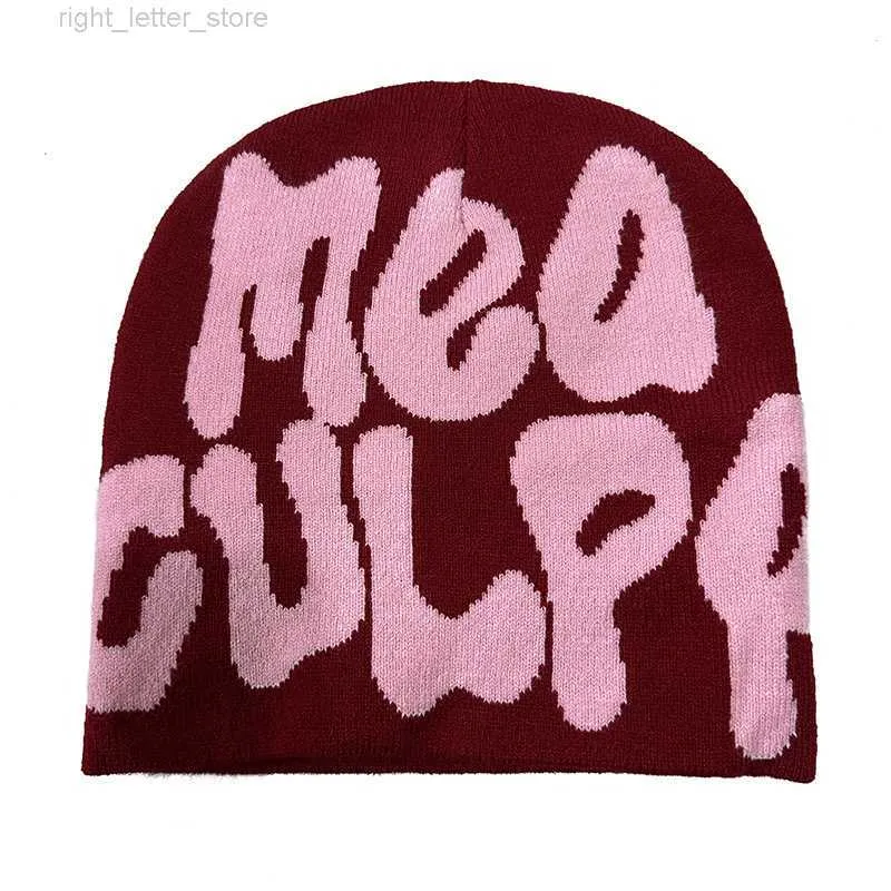 2023 Knitted Curly Hair Beanie For Men And Women Paragraph Quality