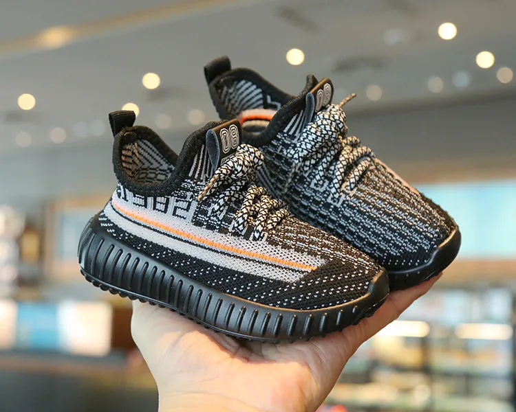 Baskets Enfant Garçon-Fille Chaussures De Sport En Maille Bout Arrondi Respirante Printemps Eté