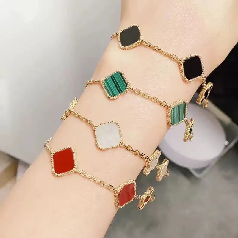 Four leaf top clover bracelet designer