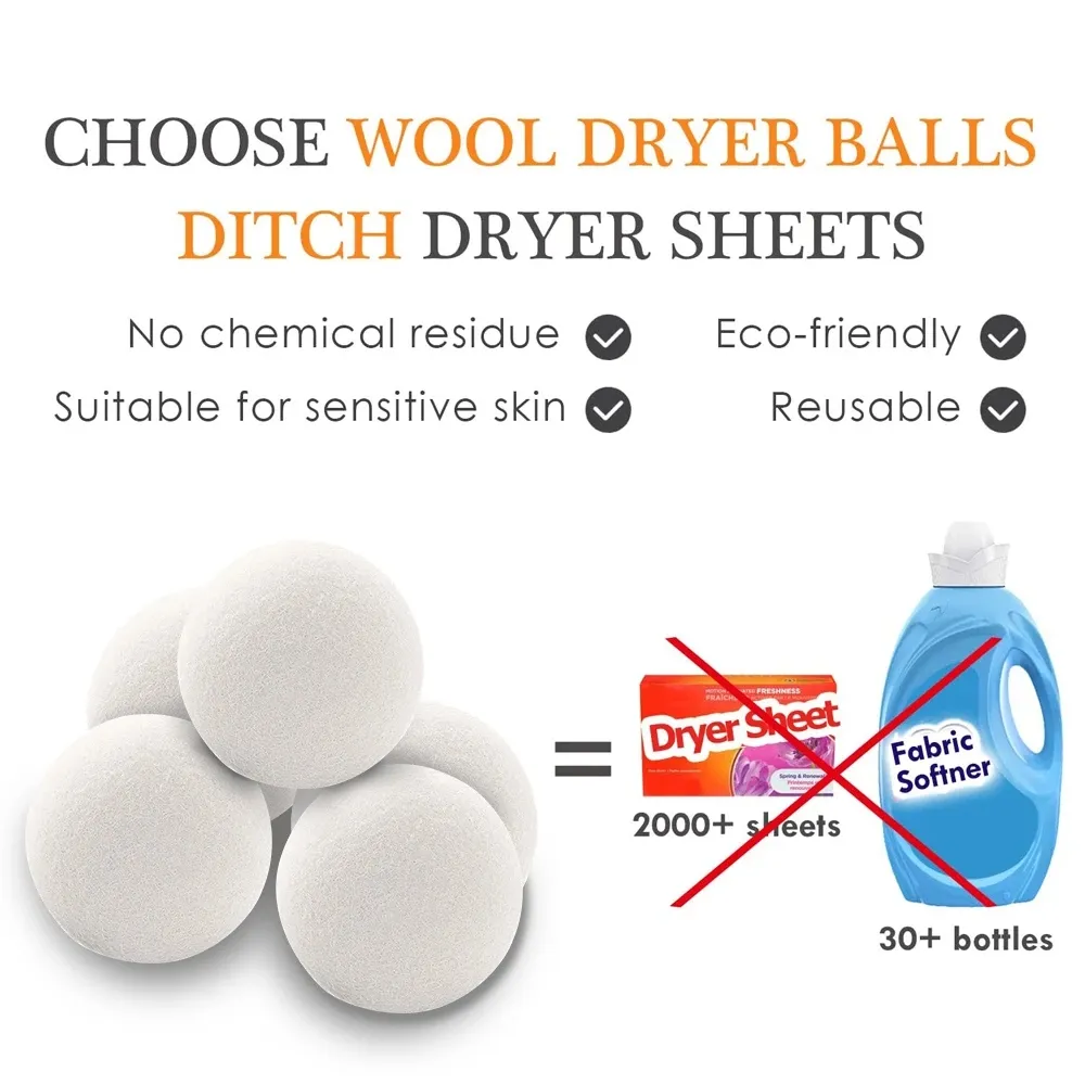 Dryer balls vs fabric softener hot sale