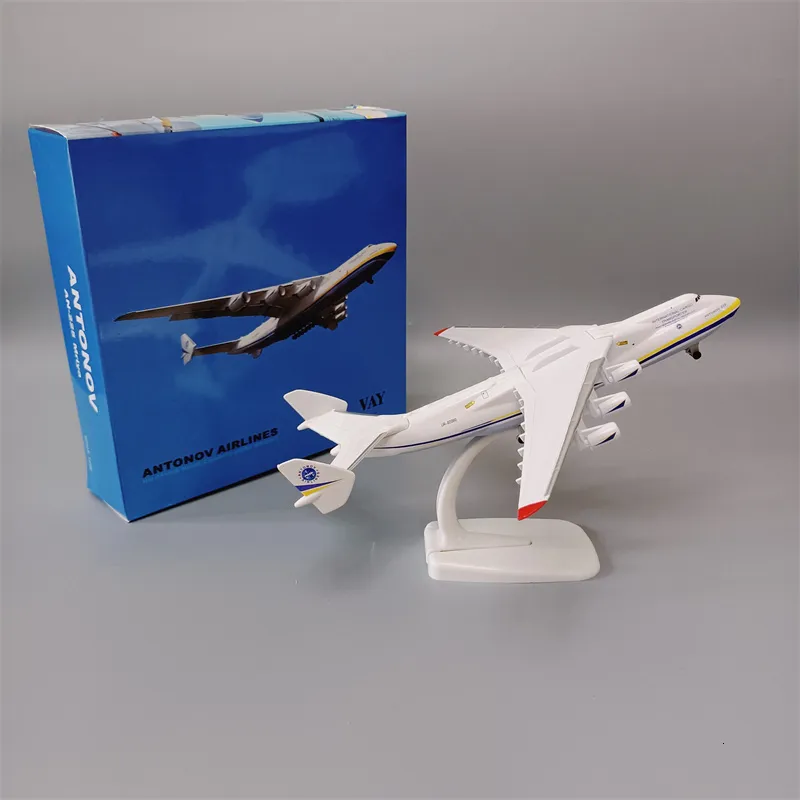 Aircraft Modle 20cm Alloy Soviet Union Air Antonov 225 Airlines AN-225 MRIYA World Największy samolot samolotowy samolot Diecast samolot 230503