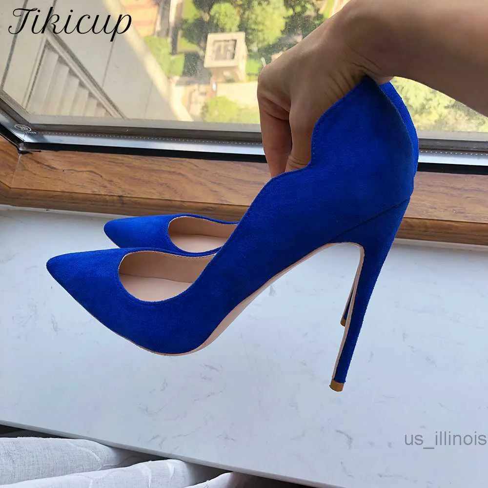 Royal blue high heel shoes hot sale