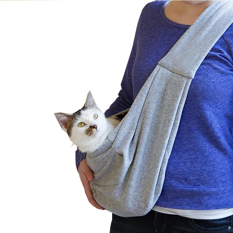 Sac à dos Portable pour chien et chat, transporteur d'extérieur pour petits chiens, sac à bandoulière respirant pour voyage en plein air, fourre-tout de voyage pour animaux de compagnie