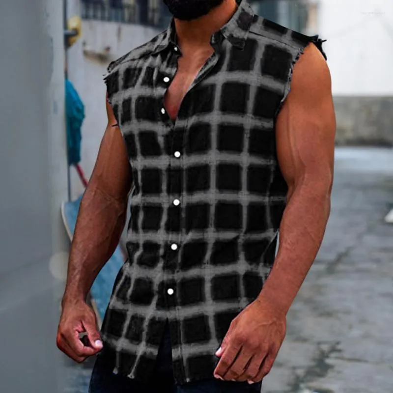 Camisa para hombre sin manga new arrivals
