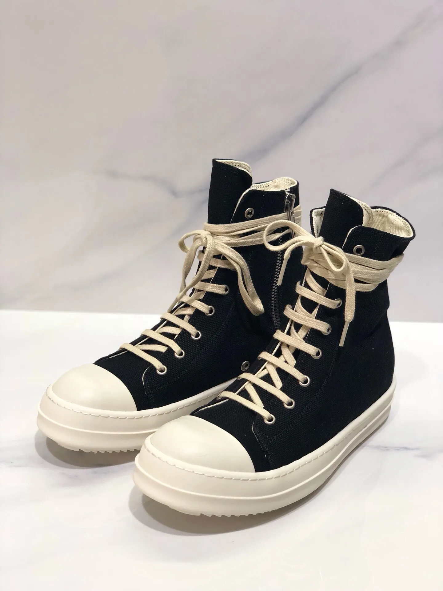 Stivali Di Tela Mens Designer Donna Rick Owen Boot Scarpe Da Donna