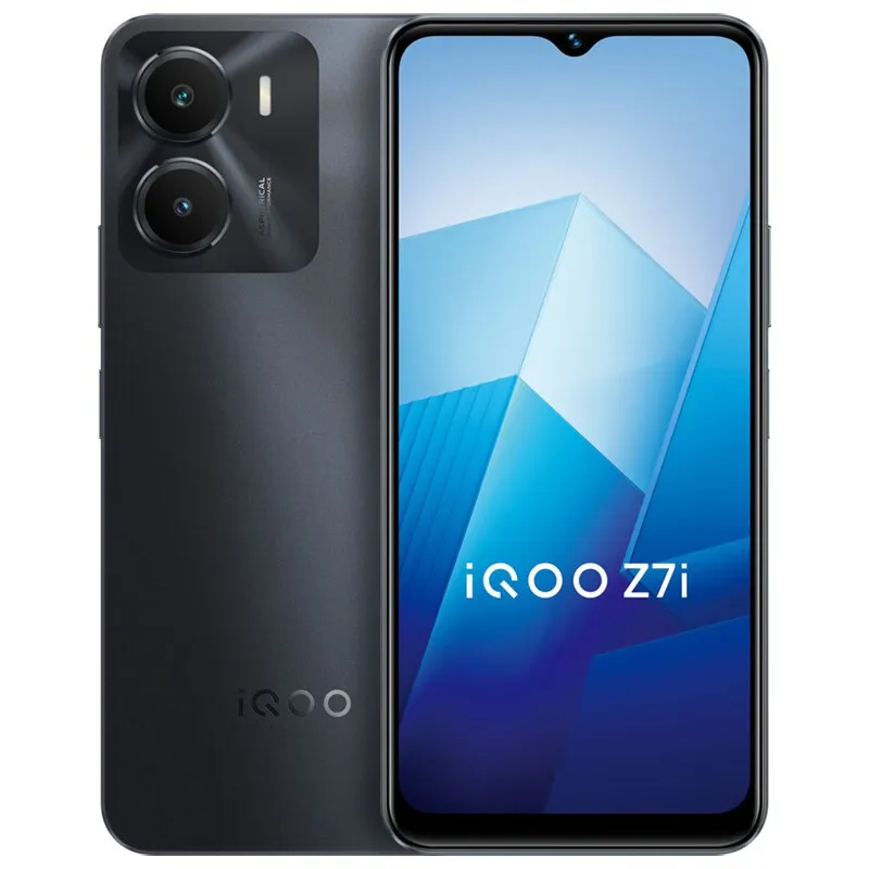 원래 Vivo IQOO Z7I 5G 휴대폰 스마트 6GB RAM 128GB ROM OCTA CORE MTK DIMENDITY 6020 Android 6.51 "LCD 전체 화면 13.0MP 5000MAH 지문 ID 얼굴 깨우기 휴대 전화.