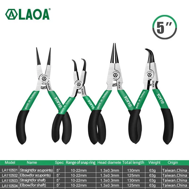 Screwdrivers LAOA 5 Inch Internal External Pliers Retaining Clips Multifunctional Snap Ring Circlip Pliers For Hand Tool