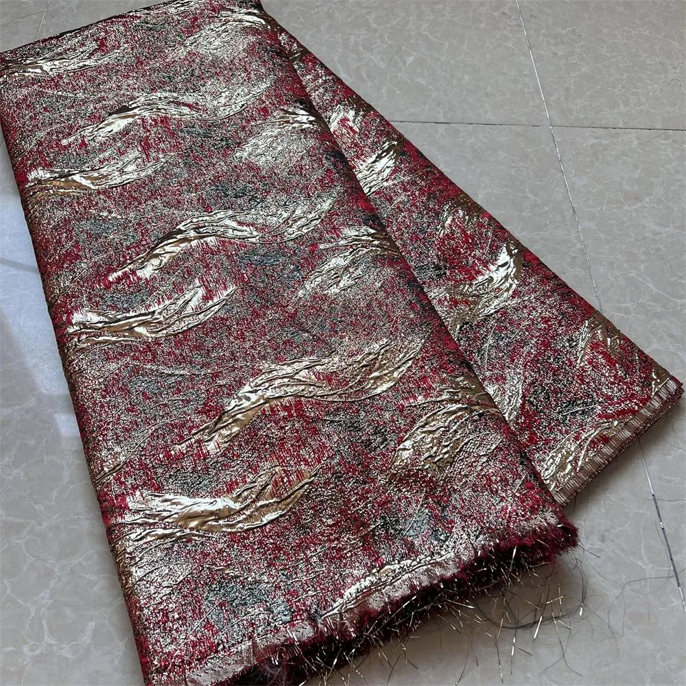 Materiał 2023 Wysokiej jakości afrykański nigeryjski tiul koronkowy tkanin do szycia szwajcarskiej organzy haftowa guipure sukienka imprezowa damask 5yard