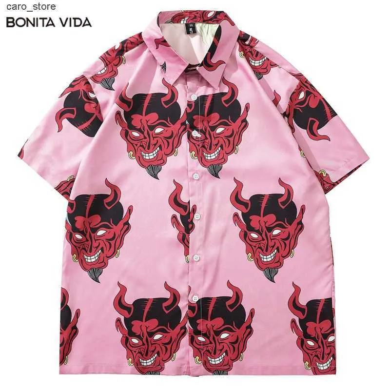 Camisa rosa con diablos hotsell