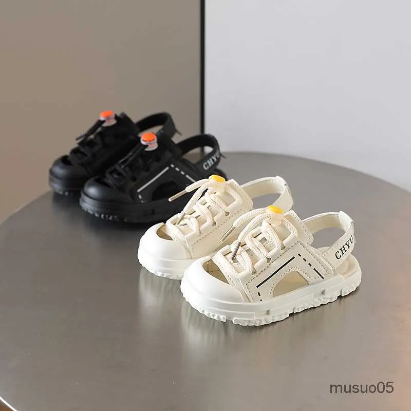 Nieuwe mode zomer baby teen-bescherming jongens strand kinderen meisjes sport sandalen zachte bodem peuter schoenen sandalias zr