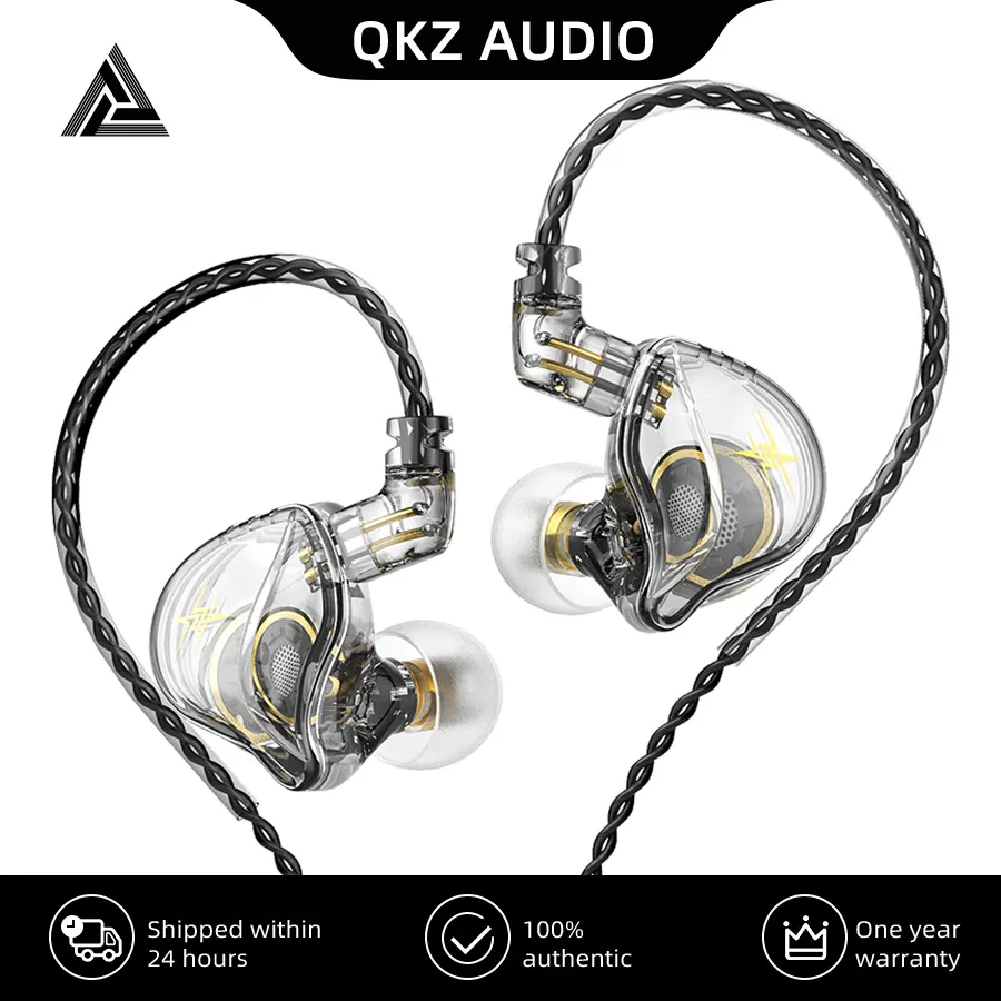 QKZ ZXT EDX Pro Ушники 1 Динамические басы Hifi Наушники в наушниках для ушных наушников