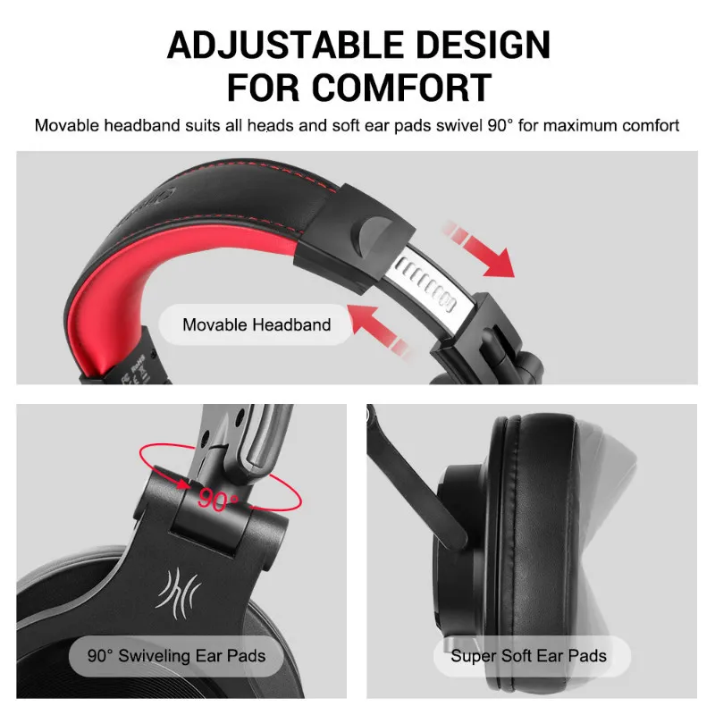 Cell Phone Earphones Oneodio Wired Over Ear Headphone With Mic