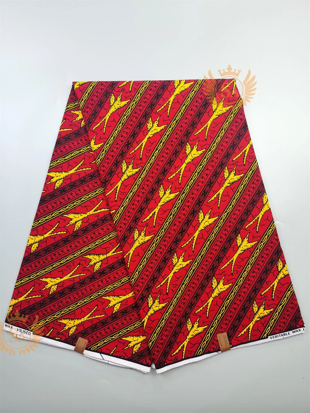 Stof 2021 Nieuwe Hot Koop Afrikaanse Wax Stof Katoen Materiaal Nigeriaanse Ankara Blok Prints Batik Hoge Kwaliteit Naaien Doek