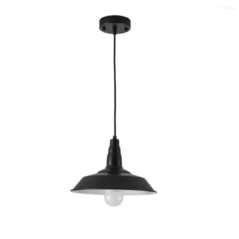 Lâmpadas pendentes Loft Industrial Iron Lights E27 110V 220V LED preto para o restaurante do quarto da sala da sala de estar da cozinha